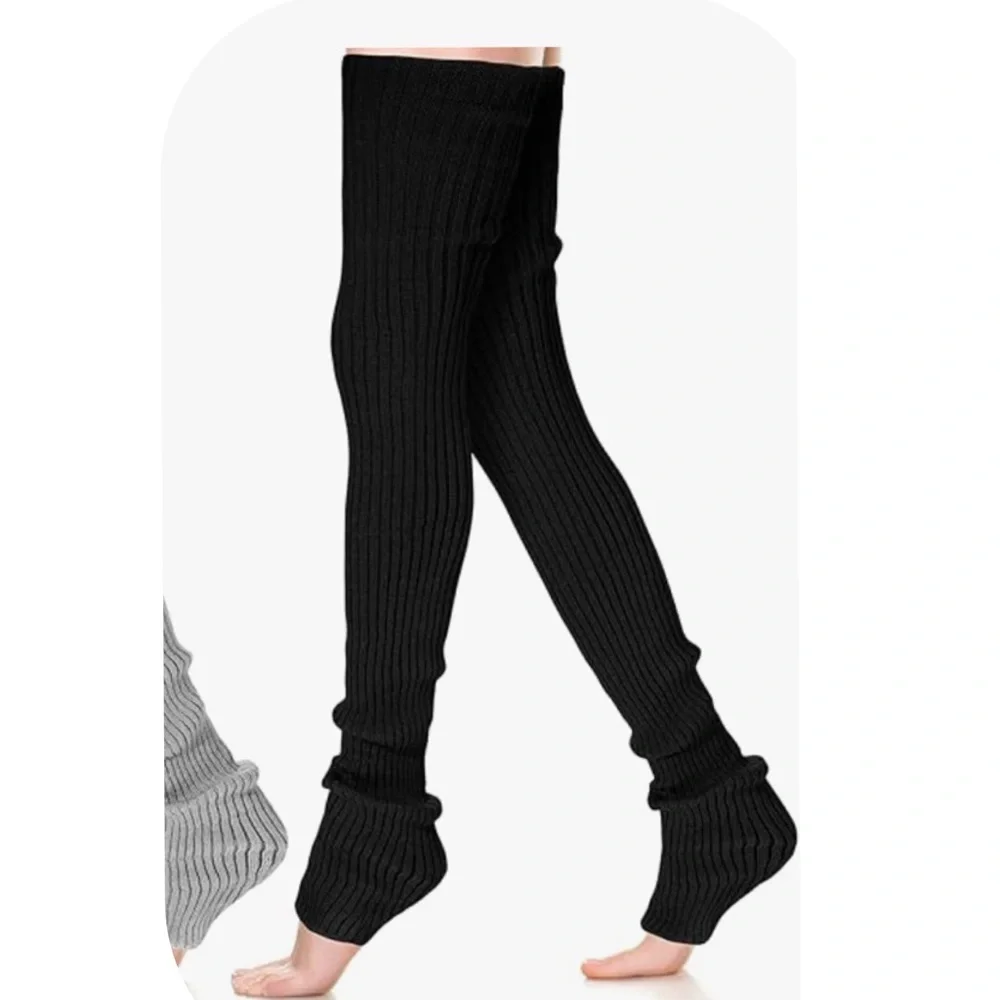 🌸Sexy 2 Pair Extra Long Ribbed Thigh High Leg Warmers